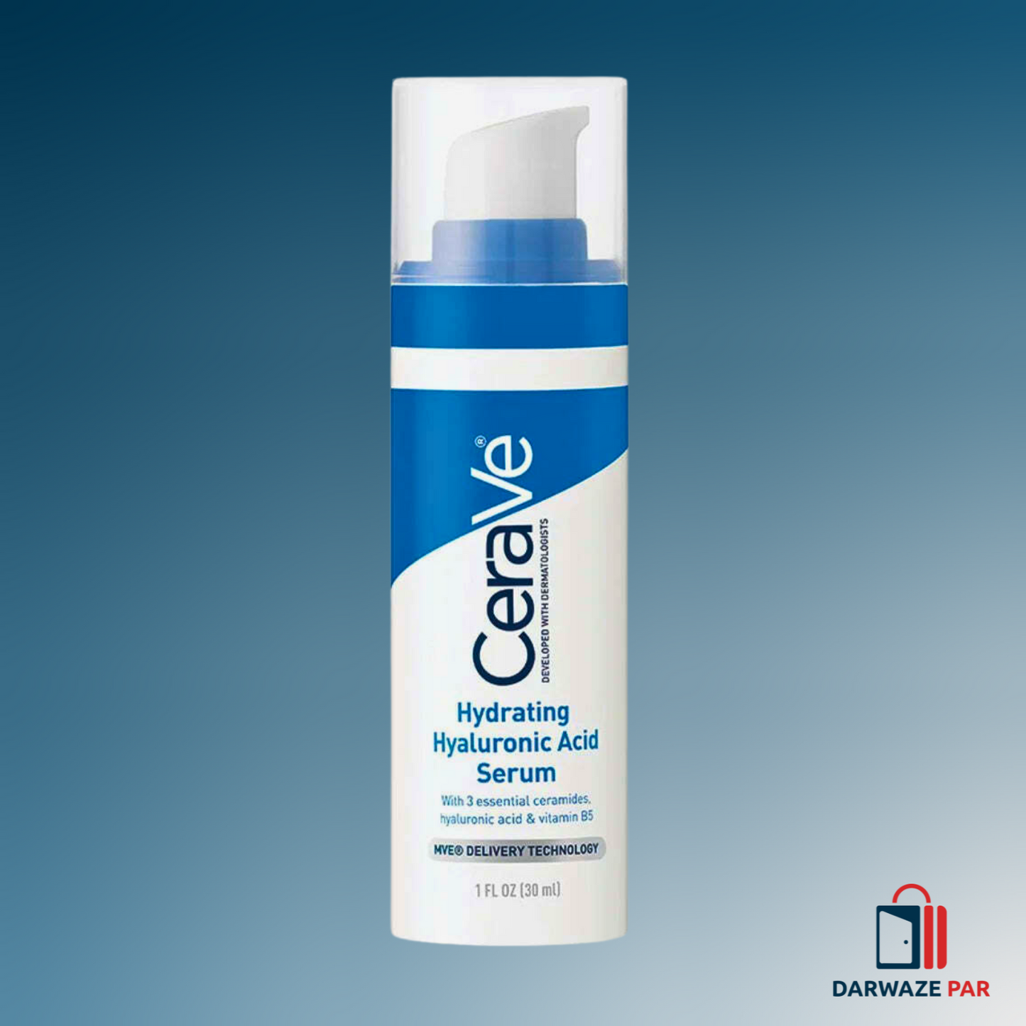 CeraVe Hydrating Hyaluronic Acid Serum – Daily Face Serum for Intense Hydration & Smooth, Healthy Skin