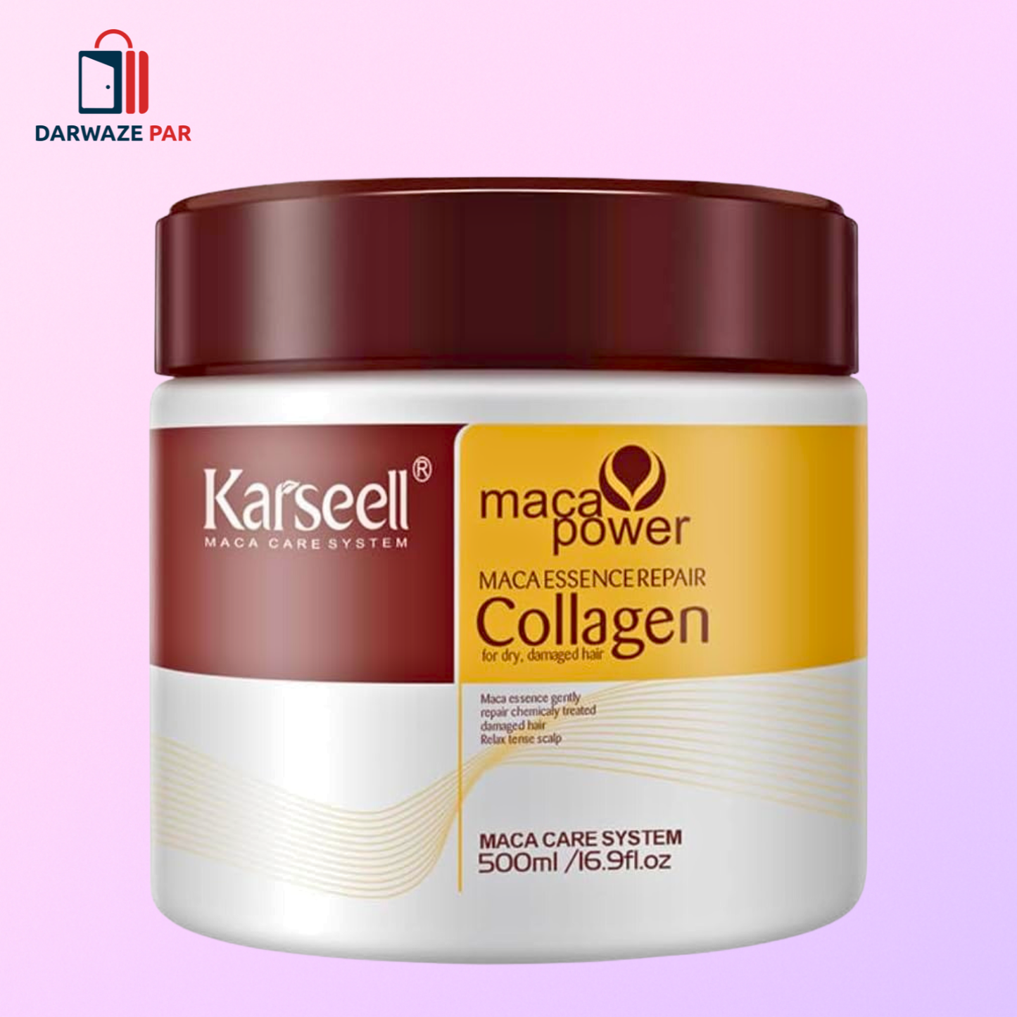 Karseell Collagen Deep Repair Conditioning Hair Mask – Intensive Hydration & Damage Repair for Dry, Frizzy, and Damaged Hair