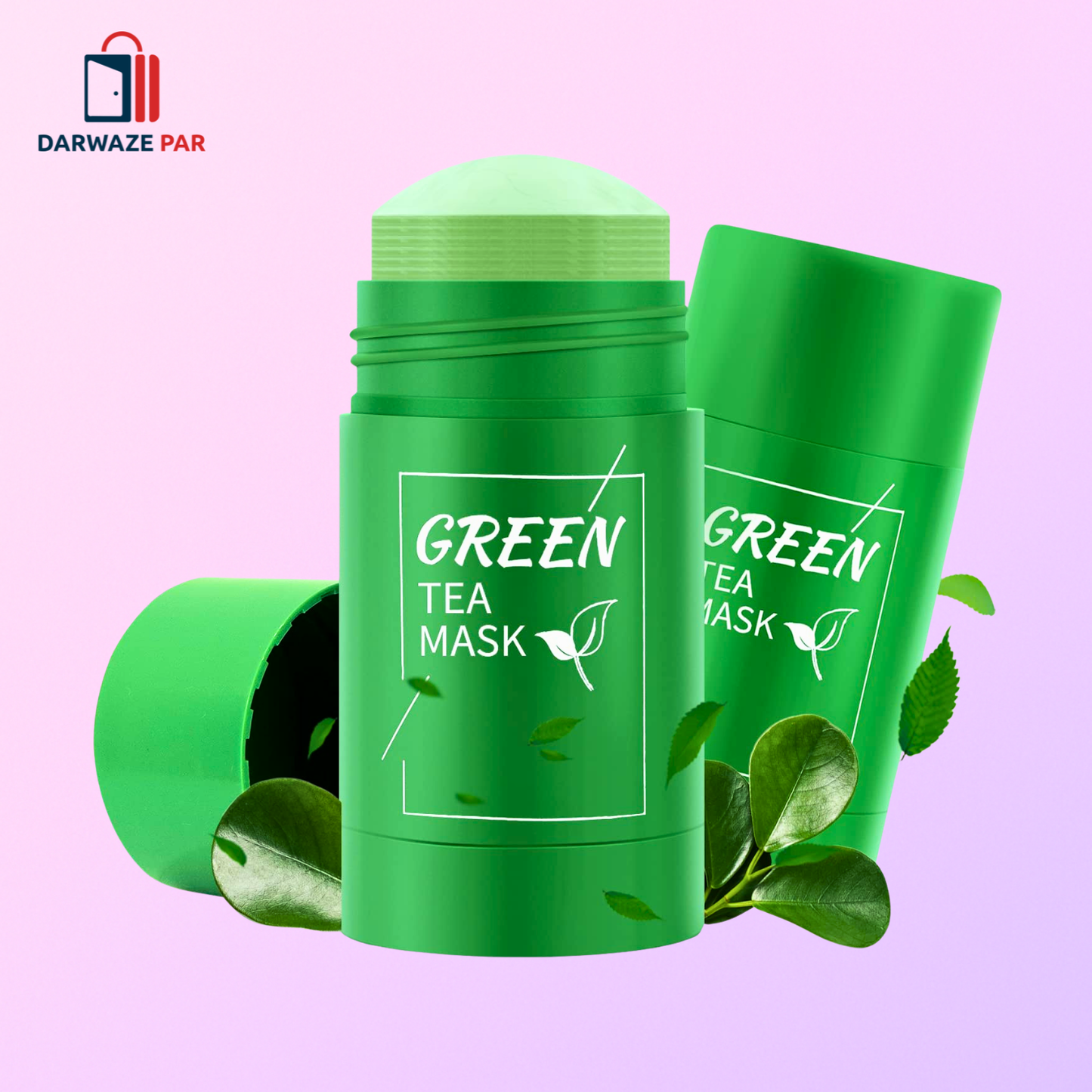 Green Tea Mask Stick – Deep Cleansing Blackhead Remover, Oil Control & Pore Minimizer for Clear Skin