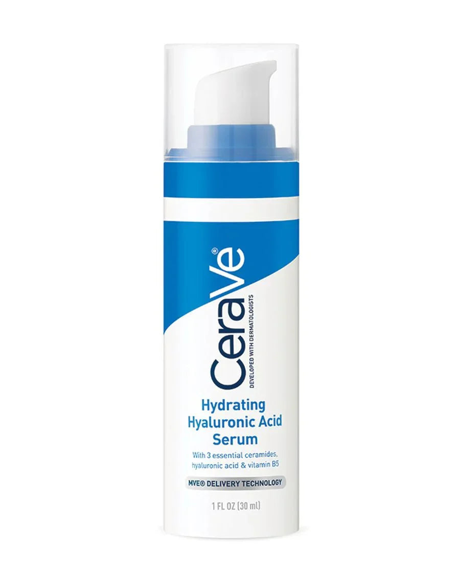 CeraVe Hydrating Hyaluronic Acid Serum – Daily Face Serum for Intense Hydration & Smooth, Healthy Skin