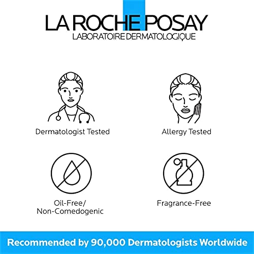 La Roche-Posay Foaming Gel Cleanser – Gentle Face Wash for Oily & Sensitive Skin, Daily Purifying Care