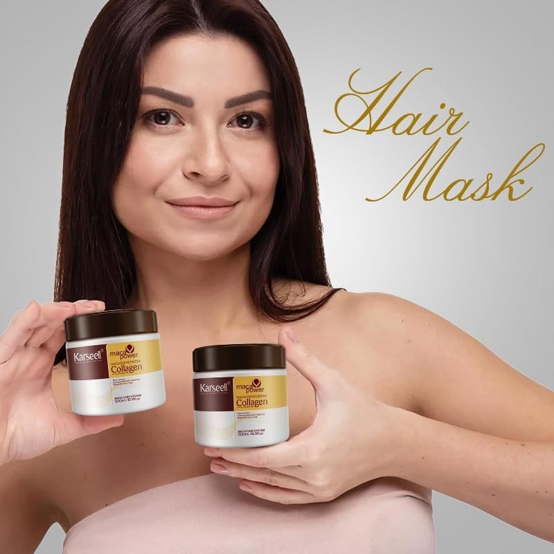 Karseell Collagen Deep Repair Conditioning Hair Mask – Intensive Hydration & Damage Repair for Dry, Frizzy, and Damaged Hair