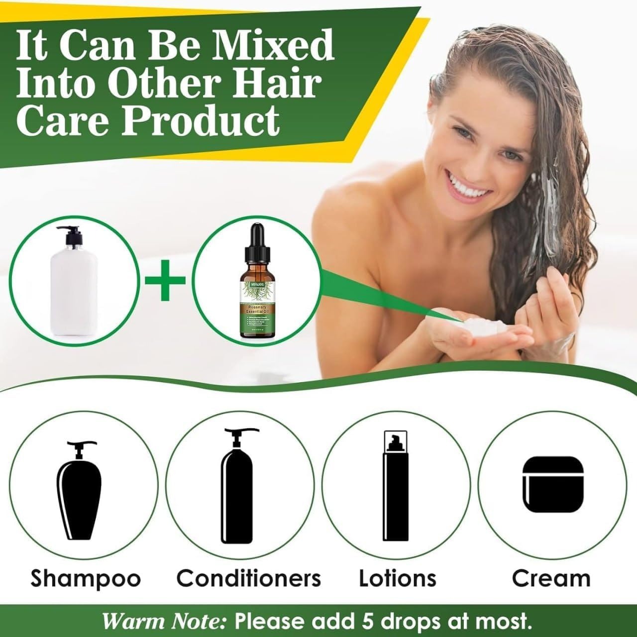 Rosemary Flourish Oil for Hair Growth 30ml – Natural Scalp Treatment for Thicker, Stronger & Healthy Hair