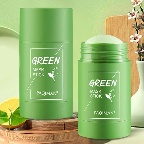Green Tea Mask Stick – Deep Cleansing Blackhead Remover, Oil Control & Pore Minimizer for Clear Skin