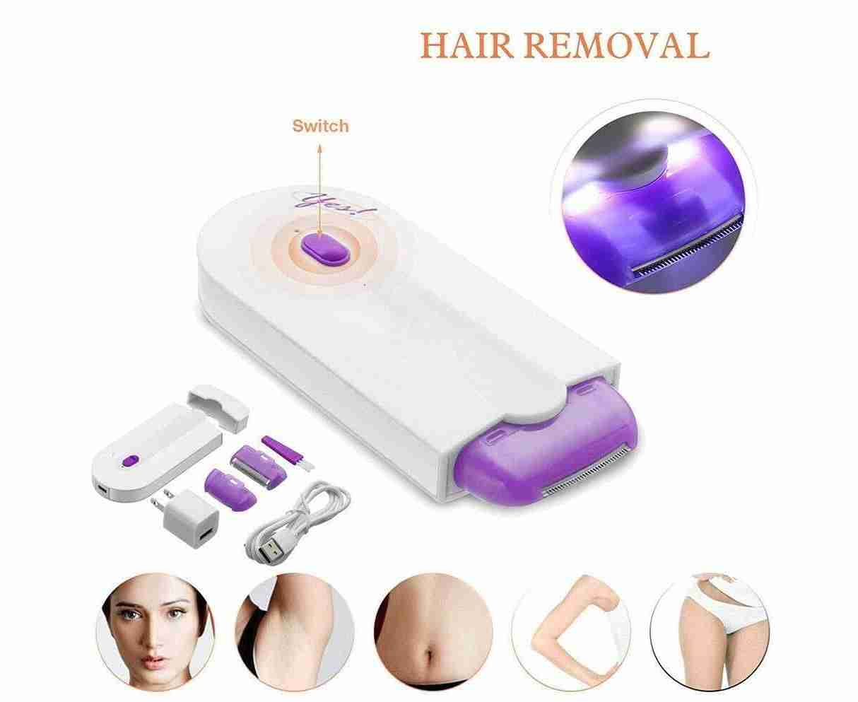 Finishing Touch Hair Remover – Painless Facial & Body Hair Removal for Smooth, Silky Skin