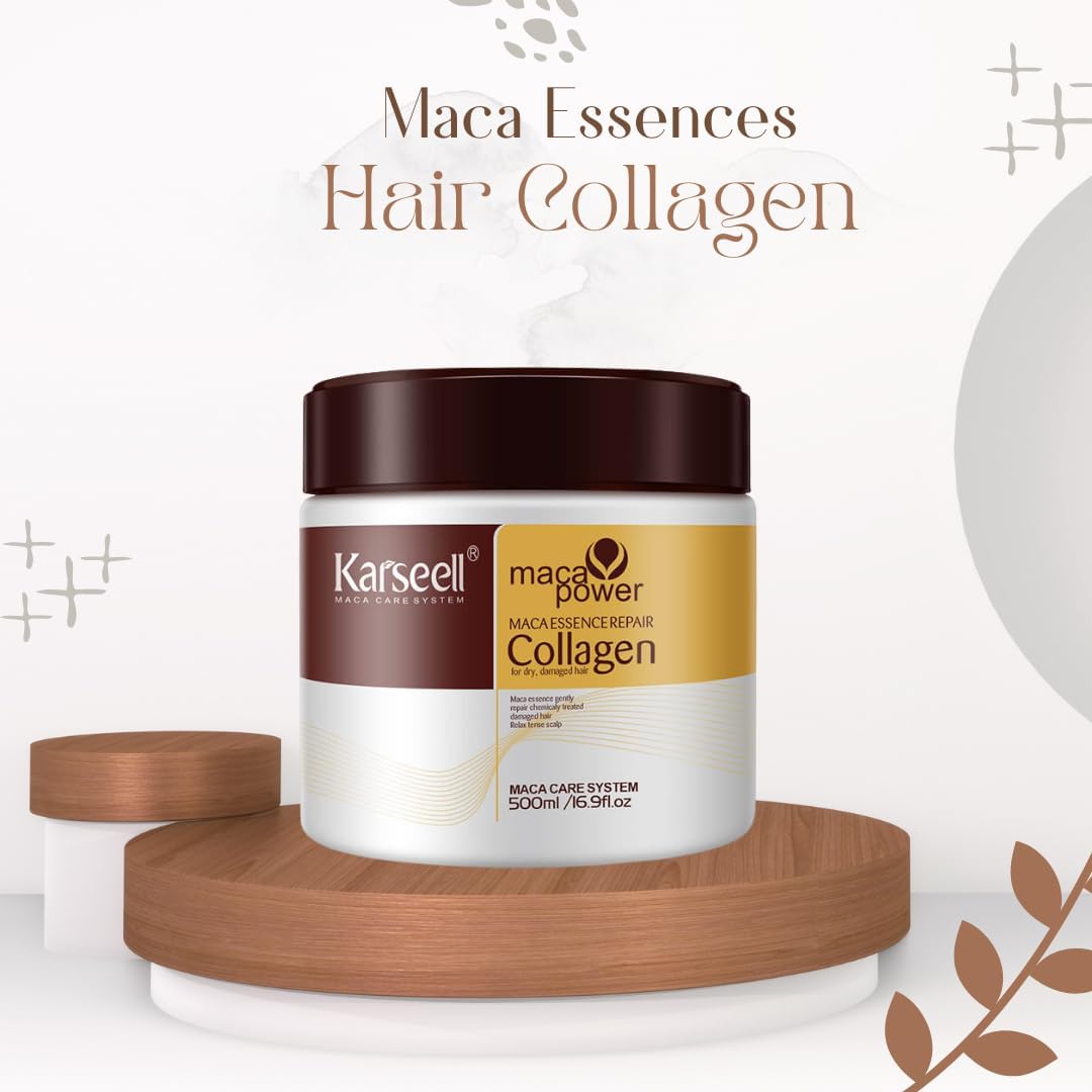 Karseell Collagen Deep Repair Conditioning Hair Mask – Intensive Hydration & Damage Repair for Dry, Frizzy, and Damaged Hair