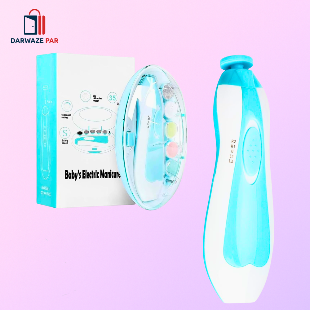 Baby Electric Nail Clipper – Safe & Silent Trimmer for Newborns and Toddlers