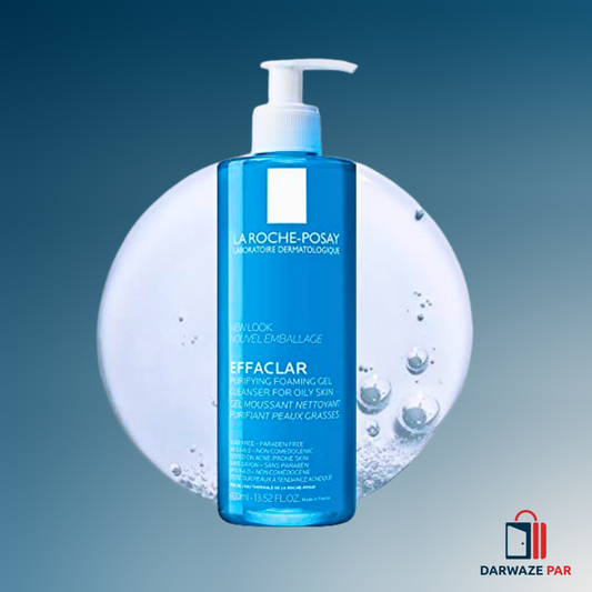 La Roche-Posay Foaming Gel Cleanser – Gentle Face Wash for Oily & Sensitive Skin, Daily Purifying Care