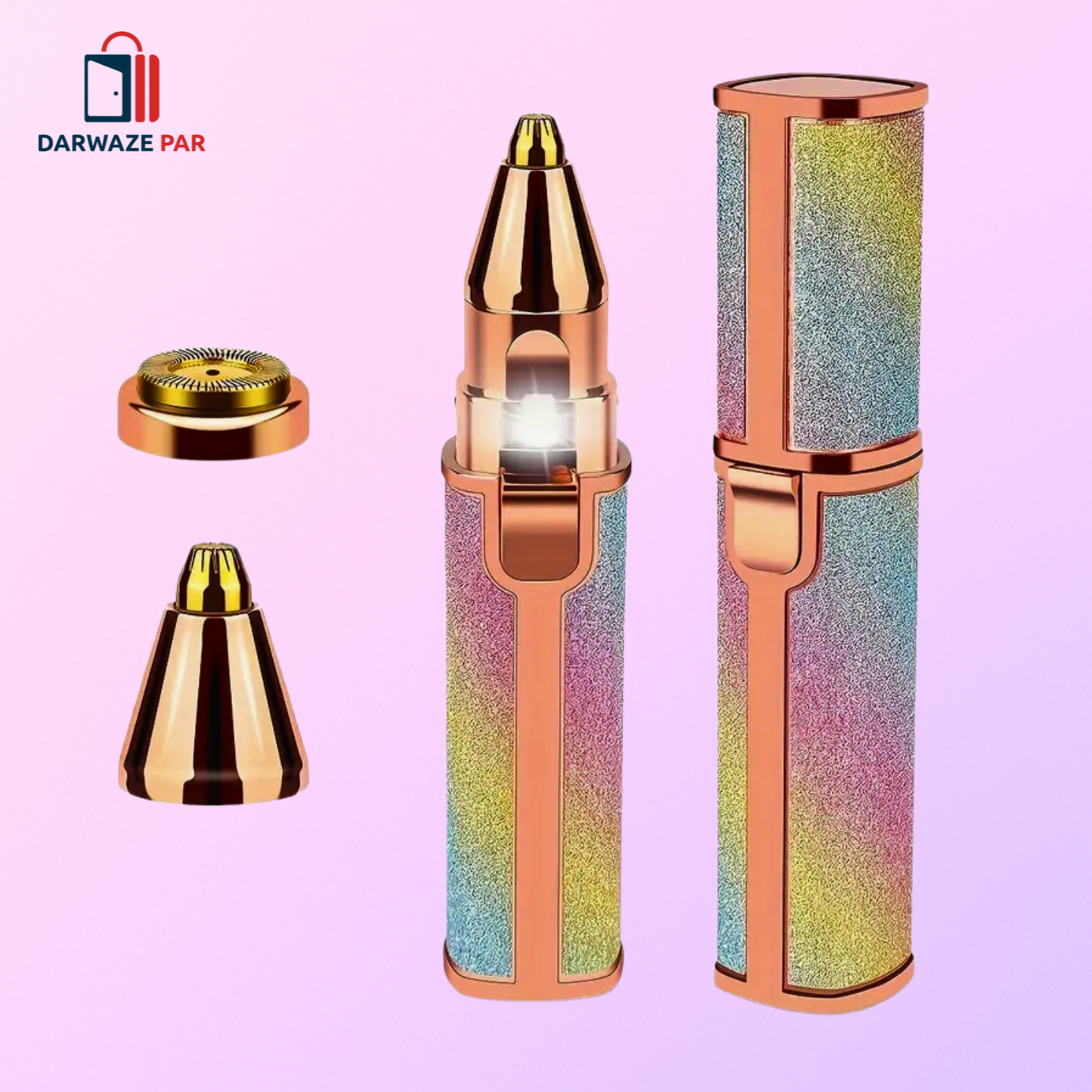 Flawless Facial Hair Remover - Perfect for Sensitive Skin | (2in1) Painless & Rechargeable