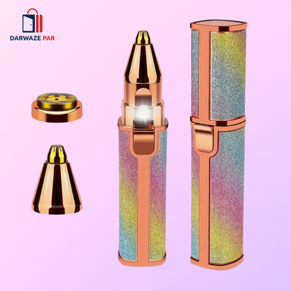 Flawless Facial Hair Remover - Perfect for Sensitive Skin | (2in1) Painless & Rechargeable