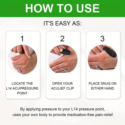 Magnetic Acupressure Therapy Clip – Pain Relief & Blood Circulation Booster